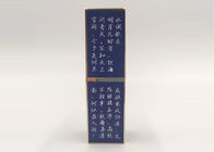 Chiński styl kwadratowy niebieski kolor niestandardowe tubki do szminki Materiały z tworzywa sztucznego