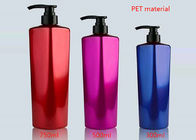 300 ml - 750 ml Pusta butelka szamponu PET, kosmetyczne plastikowe butelki z czarną pompką do balsamu