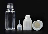 10 ml przezroczysta plastikowa butelka PET do opakowań kosmetycznych z upuszczaniem