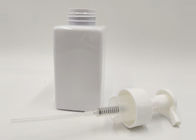 250 ml Pompa piankowa PET Butelka kosmetyczna Kwadratowy kształt 32 / 28mm Rodzaj uszczelnienia