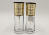 30 ml przezroczyste szklane butelki kosmetyczne Przenośna makrama Złoty design