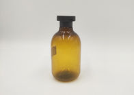250 ml niestandardowe butelki kosmetyczne Boston w kolorze bursztynu Alkoholowa ręczna pompa dezynfekująca