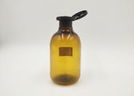 250 ml niestandardowe butelki kosmetyczne Boston w kolorze bursztynu Alkoholowa ręczna pompa dezynfekująca