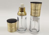 30 ml przezroczyste szklane butelki kosmetyczne Przenośna makrama Złoty design