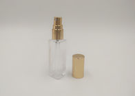 Kwadratowa 10 ml podróżna butelka perfum, przezroczysty wkład zapachowy z atomizerem