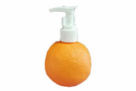 Pomarańczowe plastikowe butelki kosmetyczne 250 ml do balsamu do pielęgnacji niemowląt w kształcie owoców