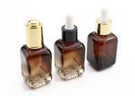30 ml Amber Square Szklane butelki kosmetyczne do serum z olejkami eterycznymi