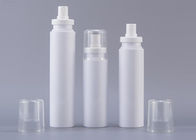 Butelki kosmetyczne z tworzywa sztucznego w kolorze białym z pompą opryskiwacza