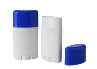ISO Puste opakowanie kosmetyczne PP Dezodorant w kształcie owalnego sztyftu 50g Twist Up Butelka z filtrem przeciwsłonecznym
