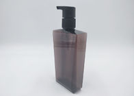 Luksusowe butelki szamponu PETG w kolorze brązowym, 250 ml niestandardowe butelki kosmetyczne