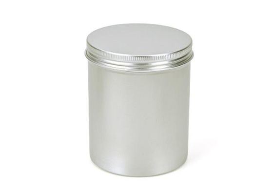 Srebrne 500g aluminiowe pojemniki kosmetyczne do recyklingu