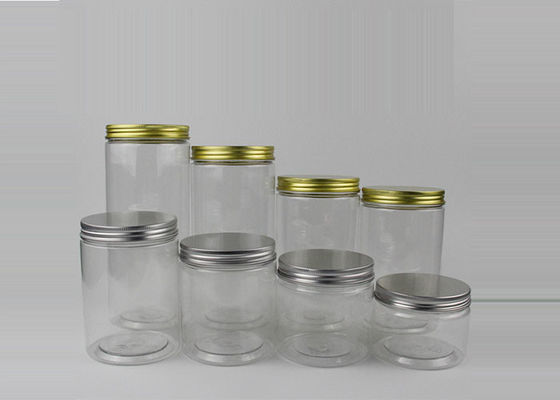 64 mm 250 ml plastikowy słoik na herbatę z aluminiową zakrętką