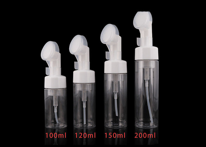 100 ml przezroczysta plastikowa butelka z pompką piankową do produktów do czyszczenia twarzy