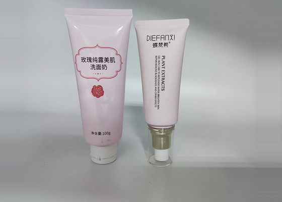 100 ml niestandardowe plastikowe tubki kosmetyczne z pompką do balsamu